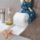 Sleek Dog Sculpture Paper Towel Holder for Modern Home Decor