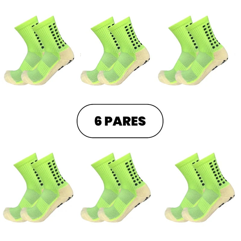 Free Shipping Kit 6 Football Socks High Quality Non-slip Cotton Sports Socks Send Immediately