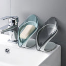 Bathroom Soap Holder Leaf Shape Dish Soap Kitchen Sponge Soap Box Storage Non-slip Drain Soap Case Container Bathroom accessorie