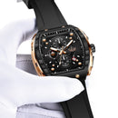 LIGE Man Watch Fashion Luxury Waterproof Silicone Strap Quartz Men's Watches Luminous Sports Auto Date Chronograph Simple Clocks