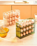Egg Storage Box Automatic Turning Preservation Box For Fridge Side Door Kitchen Special Egg Holder Support Wholesale