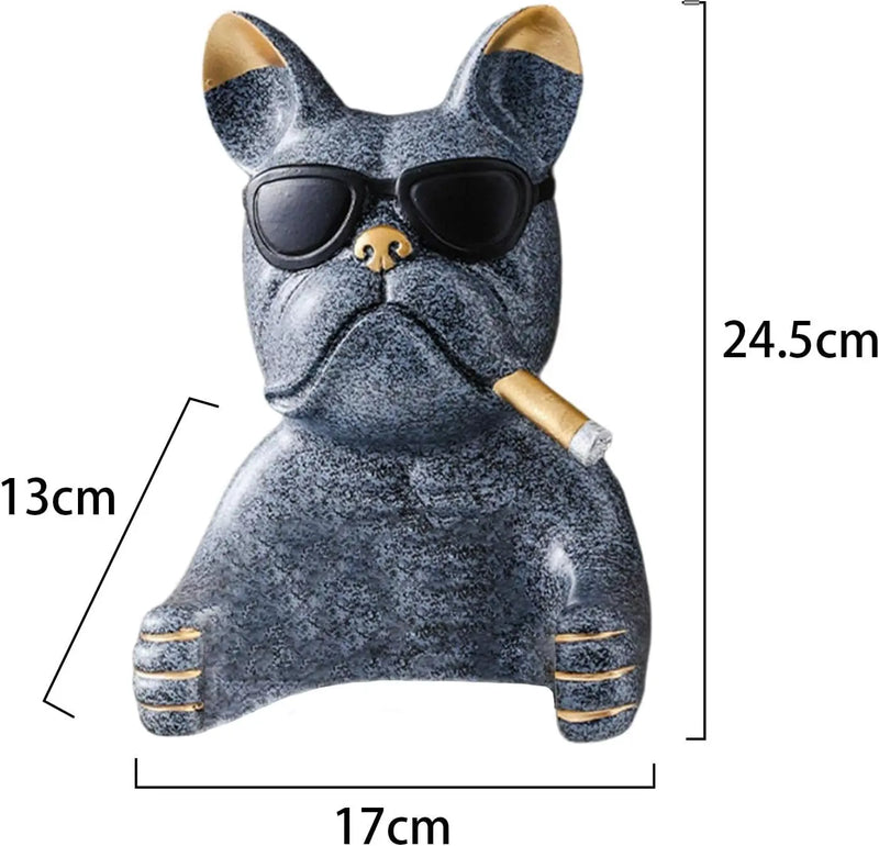 Sleek Dog Sculpture Paper Towel Holder for Modern Home Decor