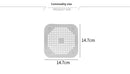 Esgoto com ventosa, tapete de drenagem de piso, cozinha, banheiro, filtro de cabelo antientupimento