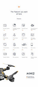 5000M New G6 Professional Foldable Quadcopter Aerial Drone S6 HD Camera GPS RC Helicopter FPV WIFI Obstacle Avoidance Toy Gifts