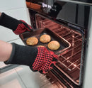 Super Thermal Glove Oven Protects Hands Handle Supports 600 °C Thermal BBQ Glove Super Resisted