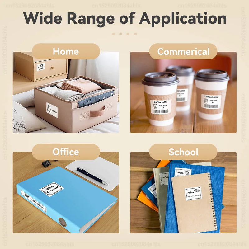 Mini Label Printer Marklife P50 Portable Thermal Printer Self Adheisve Sticker Machine Bluetooth Wireless Label Maker No Ink