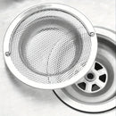 Premium Stainless Steel Kitchen Sink Strainers Anti-Clogging Mesh Drain Stoppers with Deep Baskets,Dishwasher Safe