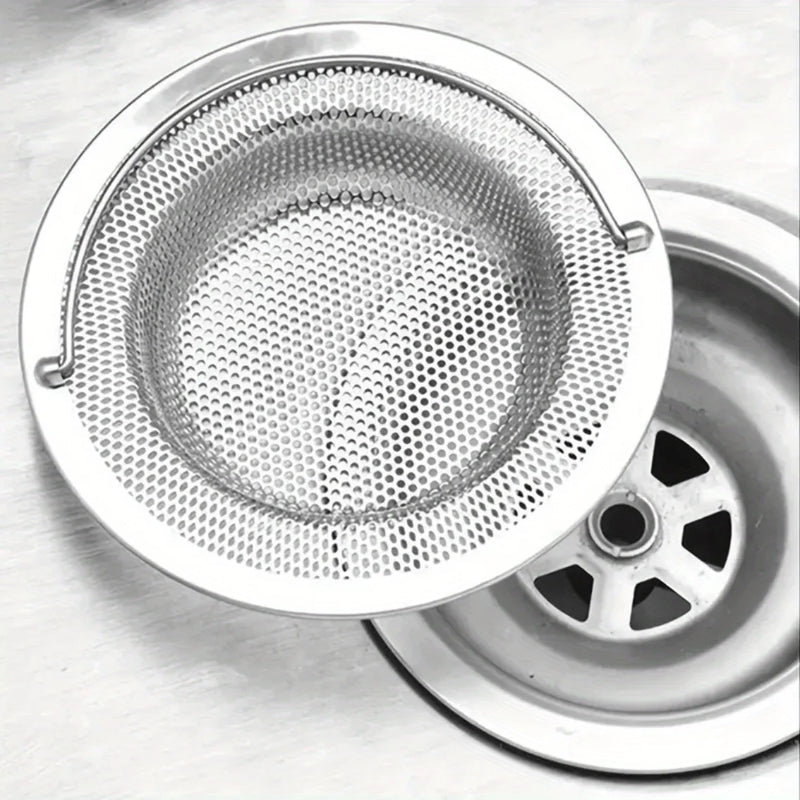 Premium Stainless Steel Kitchen Sink Strainers Anti-Clogging Mesh Drain Stoppers with Deep Baskets,Dishwasher Safe