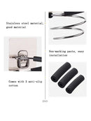 Bathroom Hair Dryer Holder Blower Home Organizer Adhesive Wall Mounted Nail Free No Trace Stickers Hair Care Dryer Storage Rack