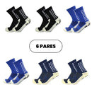 Free Shipping Kit 6 Football Socks High Quality Non-slip Cotton Sports Socks Send Immediately