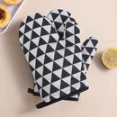 Oven Baking Gloves Oven Mitts Microwave Oven Gloves High-temperature Resistant Linen Gloves Kitchen Baking Tools Bakeware