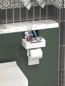 Tissue holder, non perforated toilet paper holder, bathroom privacy tissue box, roll paper holder, wet wipe box