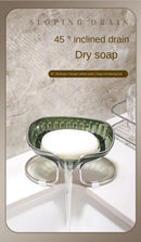 Bathroom Soap Dish Light Luxury Toilet Shower Soap Holder with Drain Water Soap Storage Case Tray Container Bathroom Gadgets