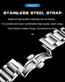 POEDAGAR Square Luxury Men Wristwatch Waterproof Luminous Date Stainless Steel Male Clock Business Sports Quartz Watches For Men