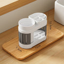 New Bathroom Toothbrush Toothpaste Shelf Simple Advanced All-in-one Toothbrush Mouthwash Cup Bathroom Wash Set Cup Holder
