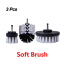 UNTIOR Electric Drill Brush Attachment Set Power Scrubber Brush Car Polisher Kitchen Bathroom Cleaning Kit Toilet Cleaning Tools