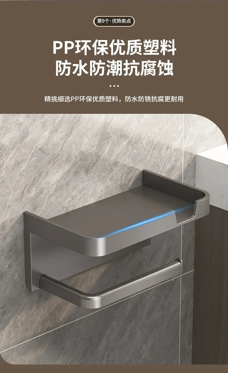 Suporte para papel higiênico Suporte de parede para banheiro