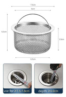 1PCS Stainless Steel Bathtub Hair Catcher Stopper Shower Drain Filter Trap Sink Strainer Basin Plug Kitchen Bathroom Accessories
