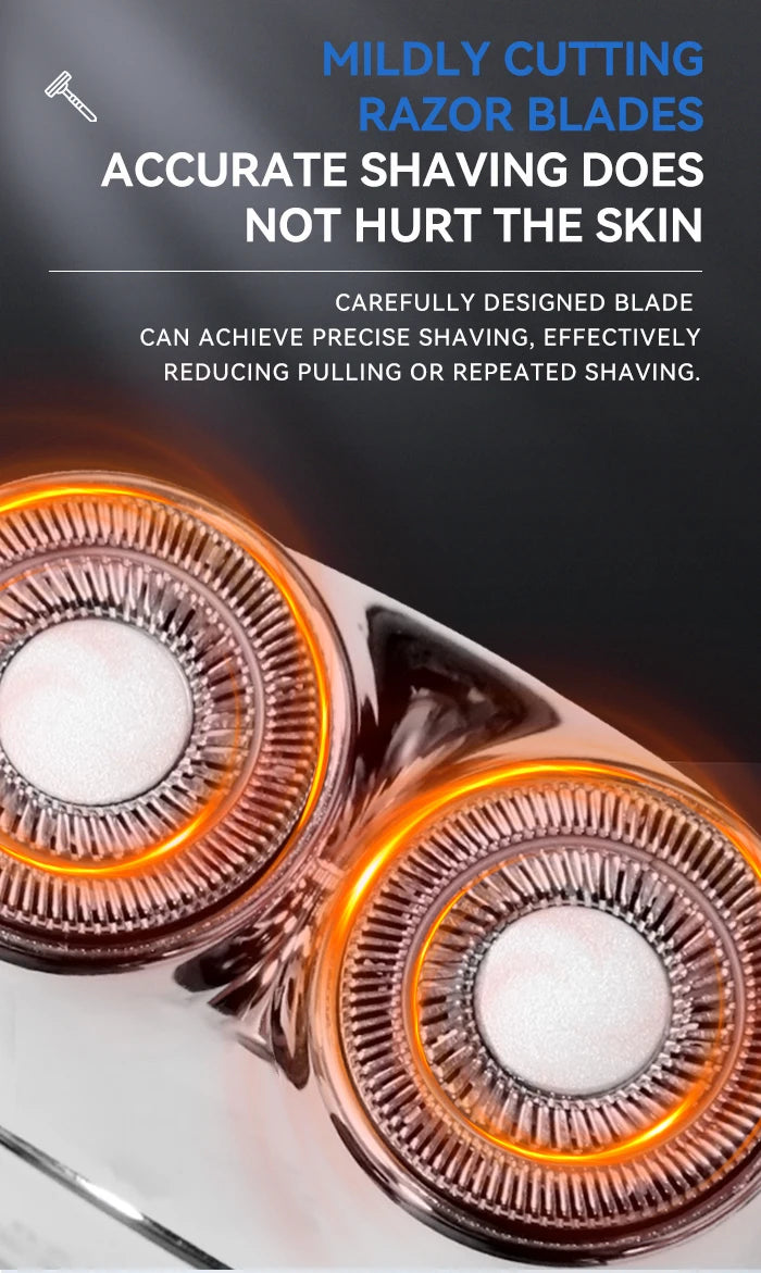 Kemei KM-T20 Mini Men Electric Shaver IPX6 Waterproof Travel Portable Beard Trimmer USB Charging Dry Or Wet Shaver Machine Razor