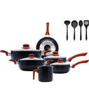 Luxury Vegas 10 PCs Non-stick Ceramic Cookware Set Easy to Clean Kitchen Utensils-Casambiente