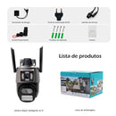 Icsee Security Camera Wifi Wireless IP Camera External Security HD 6MP Waterproof 4K Ultra HD Camera Dust Proof