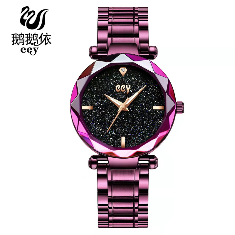 High-grade waterproof luminous new men's watch steel belt quartz watch live burst male wristwatch men watch