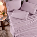 Queen Sheet Set 4 Pieces Cotton Percal 400 Yarn Soft Touch With Elastic