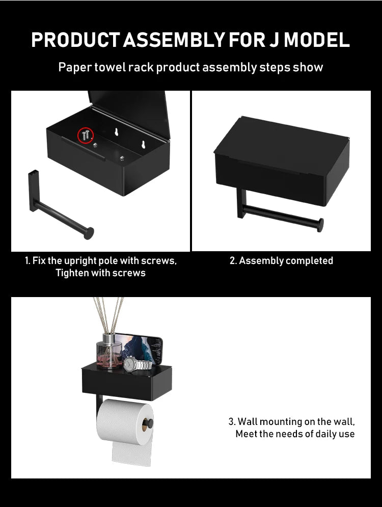 Tissue holder, non perforated toilet paper holder, bathroom privacy tissue box, roll paper holder, wet wipe box