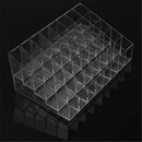 Clear 9-40 Grid Lipstick Stand Case Makeup Organizer Storage Box Lipstick Display Stand Holder Cosmetic Jewelry Organizer Box