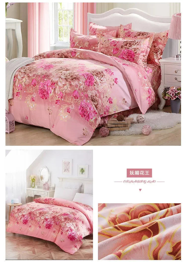 High End Bed Sheets Comfortable and Lightweight Duvet Cover Suitable for All Skin Types Students in All Seasons Quilt Cover