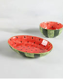 Watermelon Ceramic Plate Home Ramen Bowl Cute Hand-painted Tableware Kitchen Accessories Underglaze Color Fruit Vegetable Plates