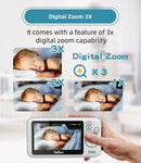4.3 Inch Video Baby Monitor With Digital Zoom Surveillance Camera Auto Night Vision Two Way Intercom Babysitter Security Nanny