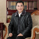 Leather Jacket Men Coats 2024 Brand High Quality PU Outerwear Men Business Winter Faux Fur Male Jacket Fleece
