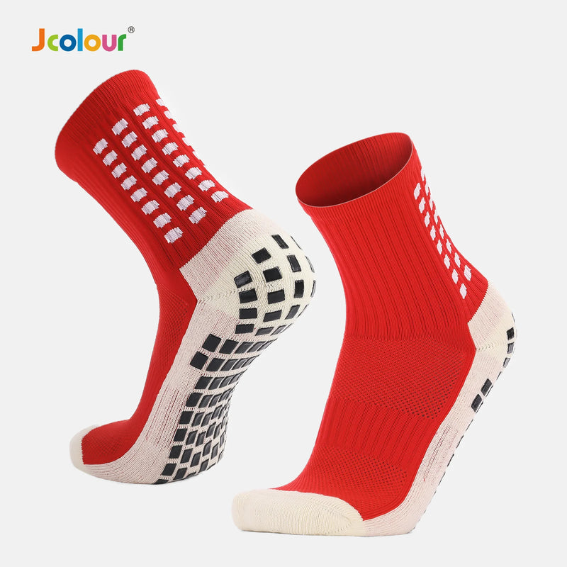 Free Shipping Kit 6 Football Socks High Quality Non-slip Cotton Sports Socks Send Immediately