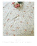 Pure Cotton Summer Cooling Duvet Four-Piece Set Lace Soybean Fiber Airable Cover