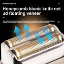 Kemei KM-1536 Men's Electric Shaver - Portable USB Rechargeable Trimmer,Waterproof Travel-Friendly with Reciprocating Razor Head