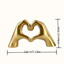 Resin Love Gesture Statues Sculptures Desktopts Office Home Decoration