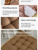 Linen Cushion Pearl Cotton Square Stool Backrest Pillow Home Office Computer Chair Protective Mat Seat Pad Buttocks Chair Mat