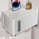 Bathroom Accessories Paper Towel Dispenser Wall Tissue Dispenser Paper Towel Holder Punch Free Towel Dispenser for Toilet