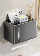 Bathroom Accessories Paper Towel Dispenser Wall Tissue Dispenser Paper Towel Holder Punch Free Towel Dispenser for Toilet