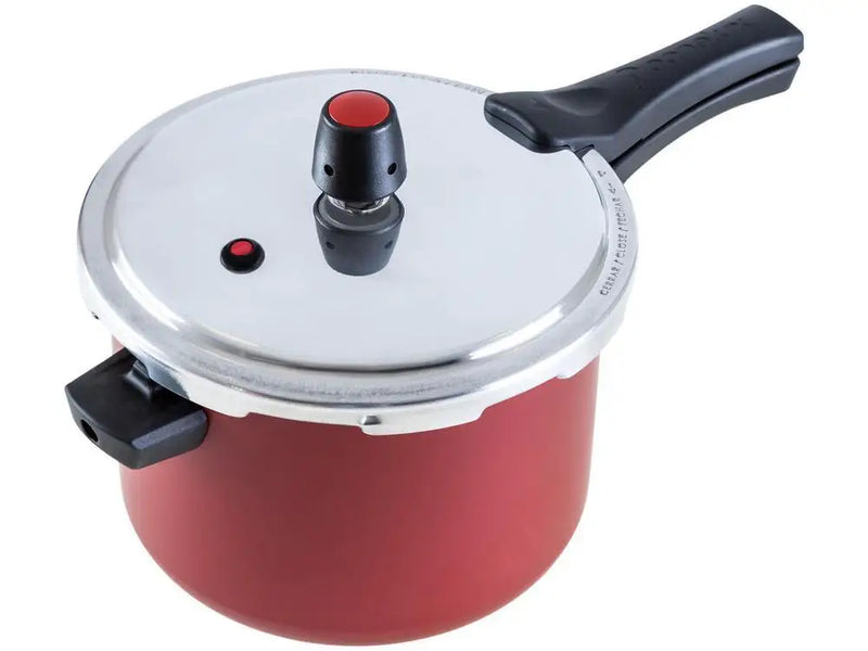 Panelux Pressure Cooker 4.5L Cherry Closure External Magnific