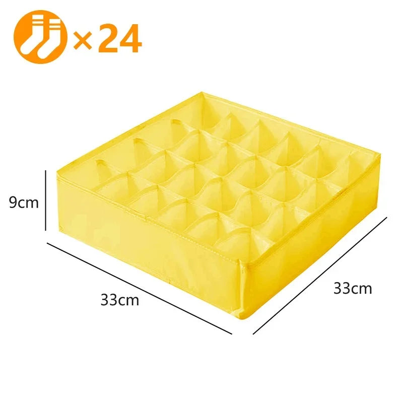 Organizador de sutiã esportivo, caixa de armazenamento de roupas íntimas,