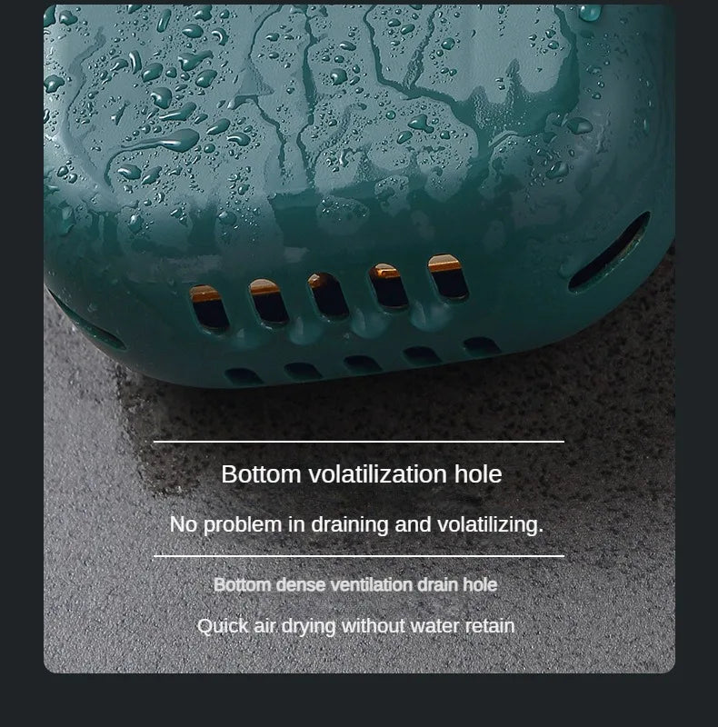 Escova de banheiro de silicone de luxo para parede com suporte