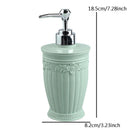 Fashion Stained Carved Glass Liquid Soap Dispenser Bathroom Sanitizer Bottle Hand Pump Emulsion Shampoo Bath Shower Gel Press