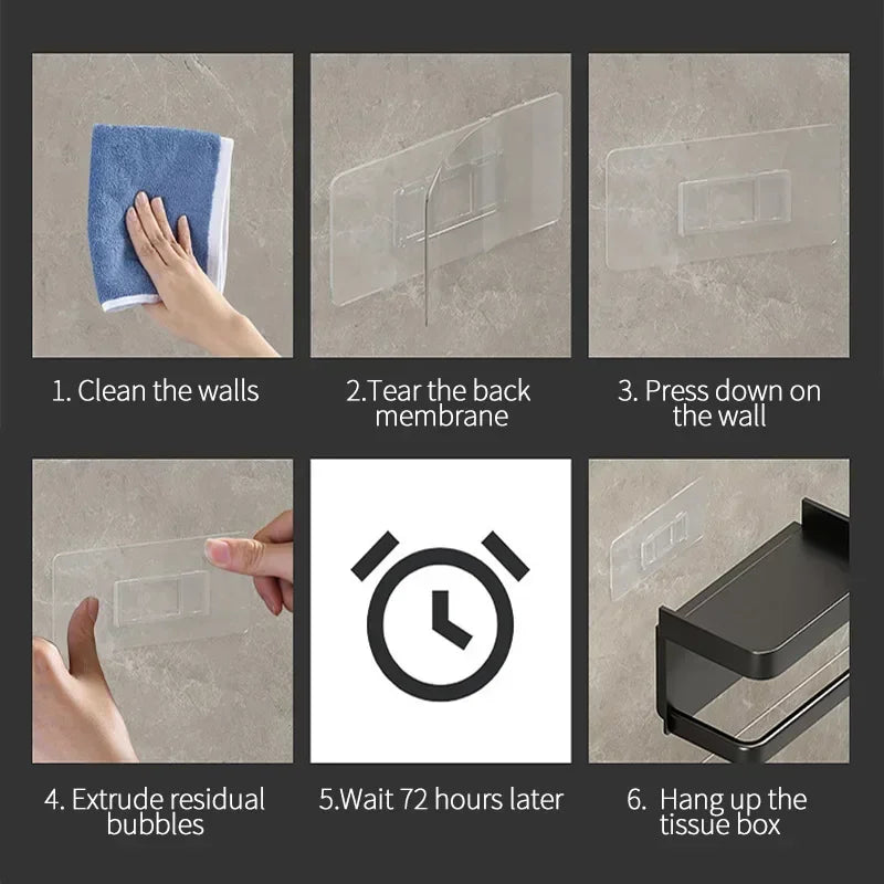 Suporte para papel higiênico Suporte de parede para banheiro