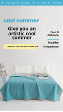 Grade A Cooling Blanket for Bed Soft Breathable King Size Summer Quilt Queen  Air Condition Comforter Lightweight Cool Duvet