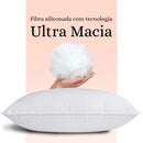 Kit 2 King Pillows Premium Comfort Fiber Extra type Eco-friendly Goose Fathers 50x90 BF Mattrees