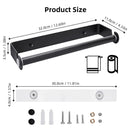 Under Cabinet Paper Towel Holder Plastic Wrap Storage Holder Wall Mounted Paper Towel Holder for Kitchen or Bathroom