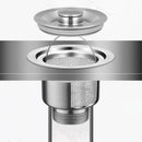 1PCS Stainless Steel Bathtub Hair Catcher Stopper Shower Drain Filter Trap Sink Strainer Basin Plug Kitchen Bathroom Accessories