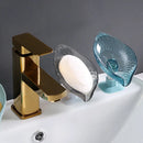 Bathroom Soap Holder Leaf Shape Dish Soap Kitchen Sponge Soap Box Storage Non-slip Drain Soap Case Container Bathroom accessorie